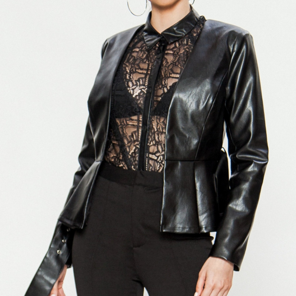 NEW Jealous Tomato Black Laced Blouse - Picture 5 of 6
